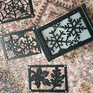 Partylite Change-O-Luminary Votive Candle Holder * Haloween Autumn *